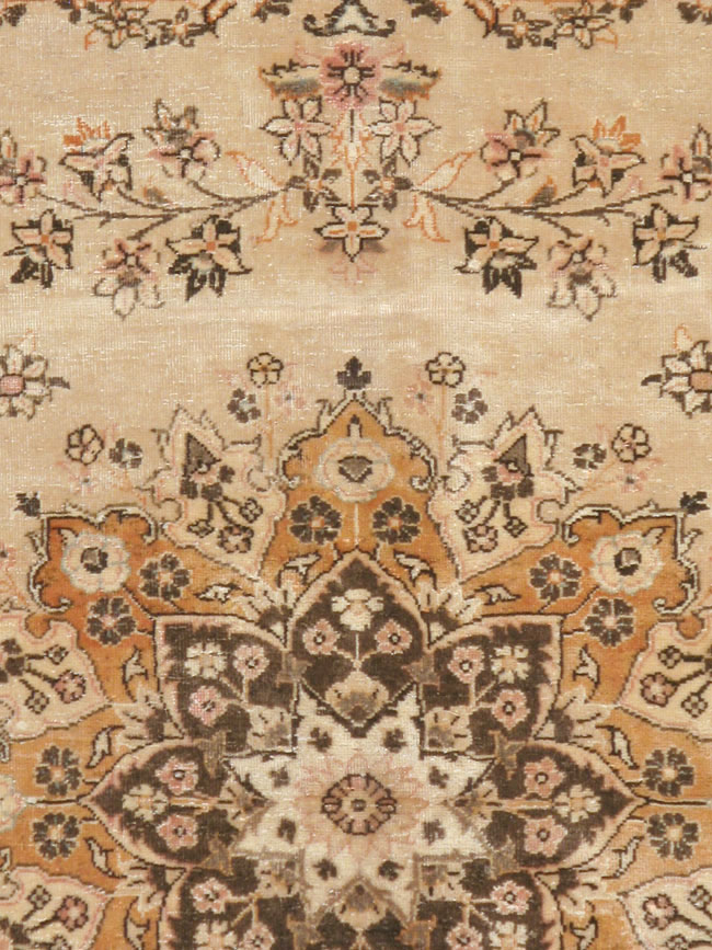 Antique Persian Tabriz Square Carpet, No.10795 - Gsblank