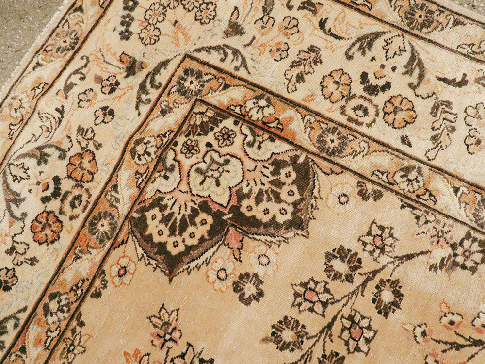 Antique Persian Tabriz Square Carpet, No.10795 - Gsblank