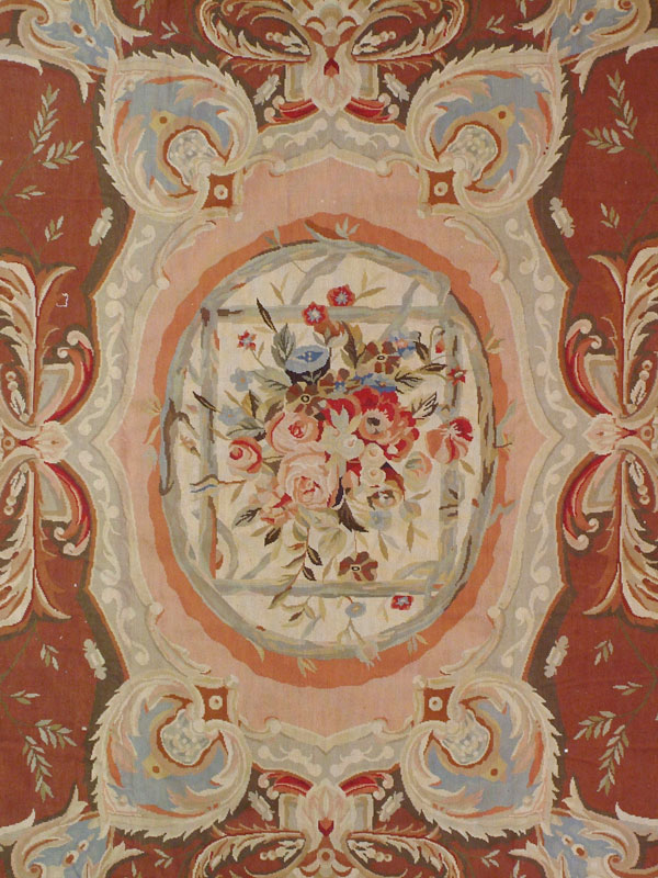 Modern English Needlepoint Small Room Size Carpet, No.10799 - Gsblank