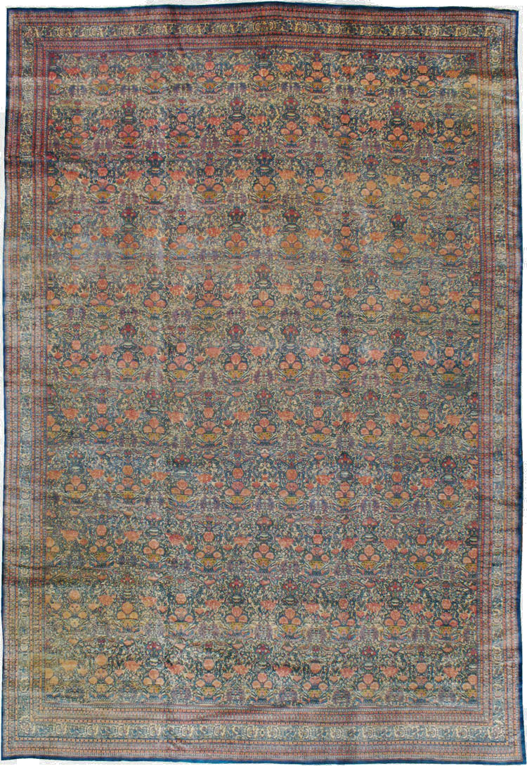 Antique Persian Tehran Carpet, No.10812 - Gsblank