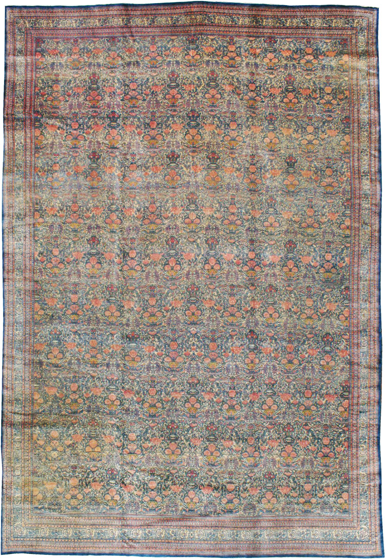 Antique Persian Tehran Carpet, No.10812 - Gsblank