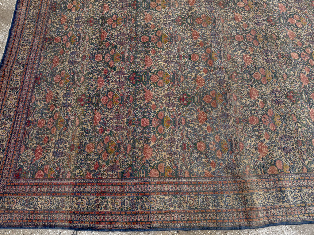Antique Persian Tehran Carpet, No.10812 - Gsblank