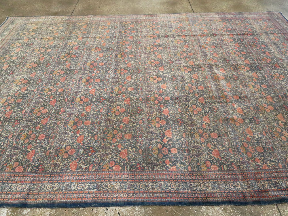 Antique Persian Tehran Carpet, No.10812 - Gsblank