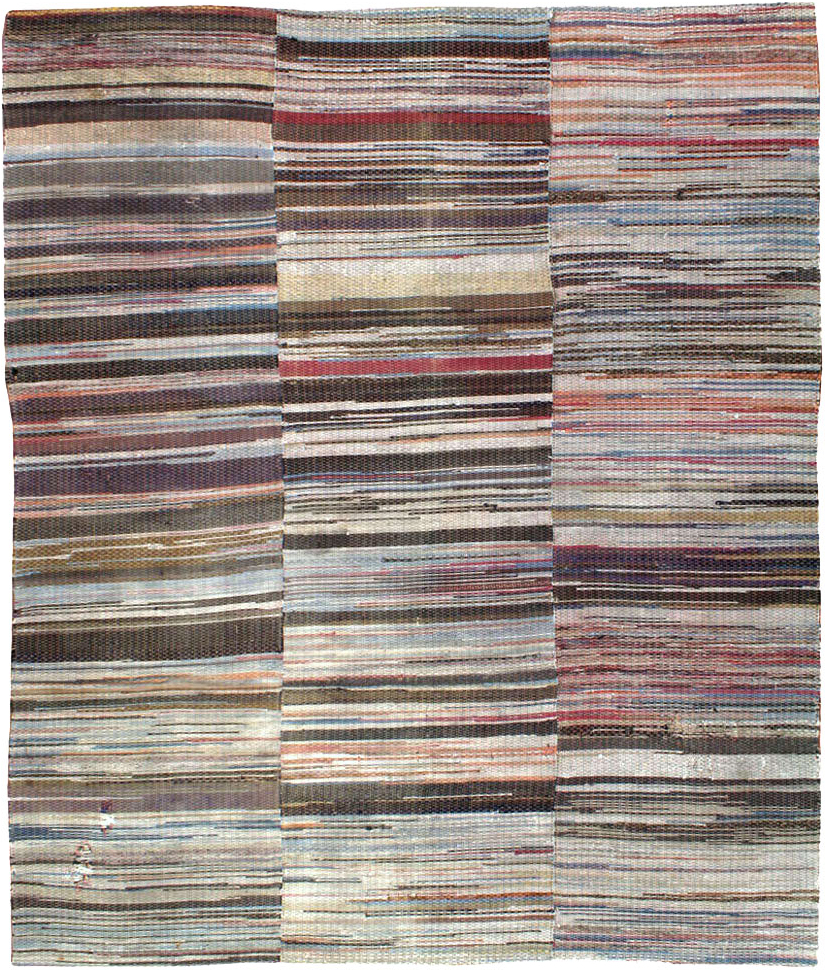 Vintage American Rag Rug, No.10817 - Gsblank