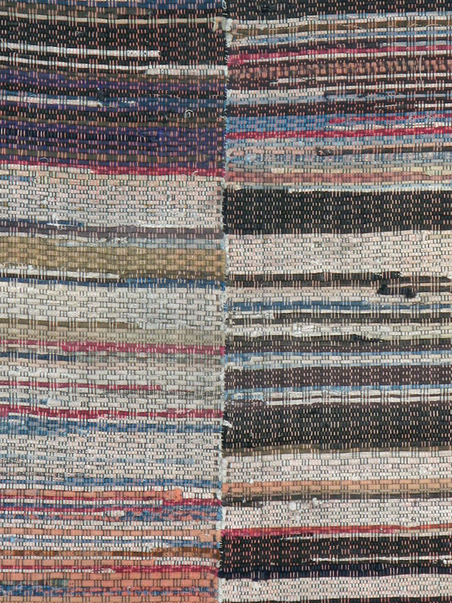 Vintage American Rag Rug, No.10817 - Gsblank