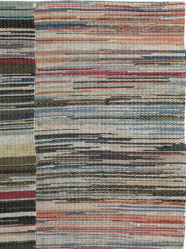 Vintage American Rag Rug, No.10817 - Gsblank