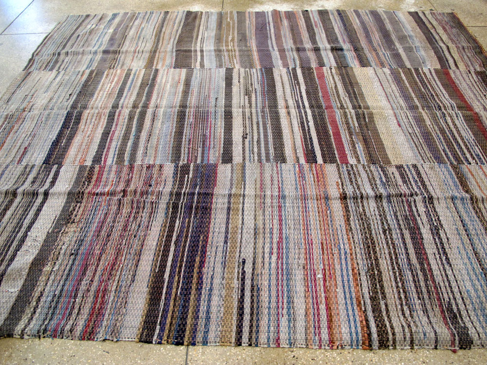 Vintage American Rag Rug, No.10817 - Gsblank