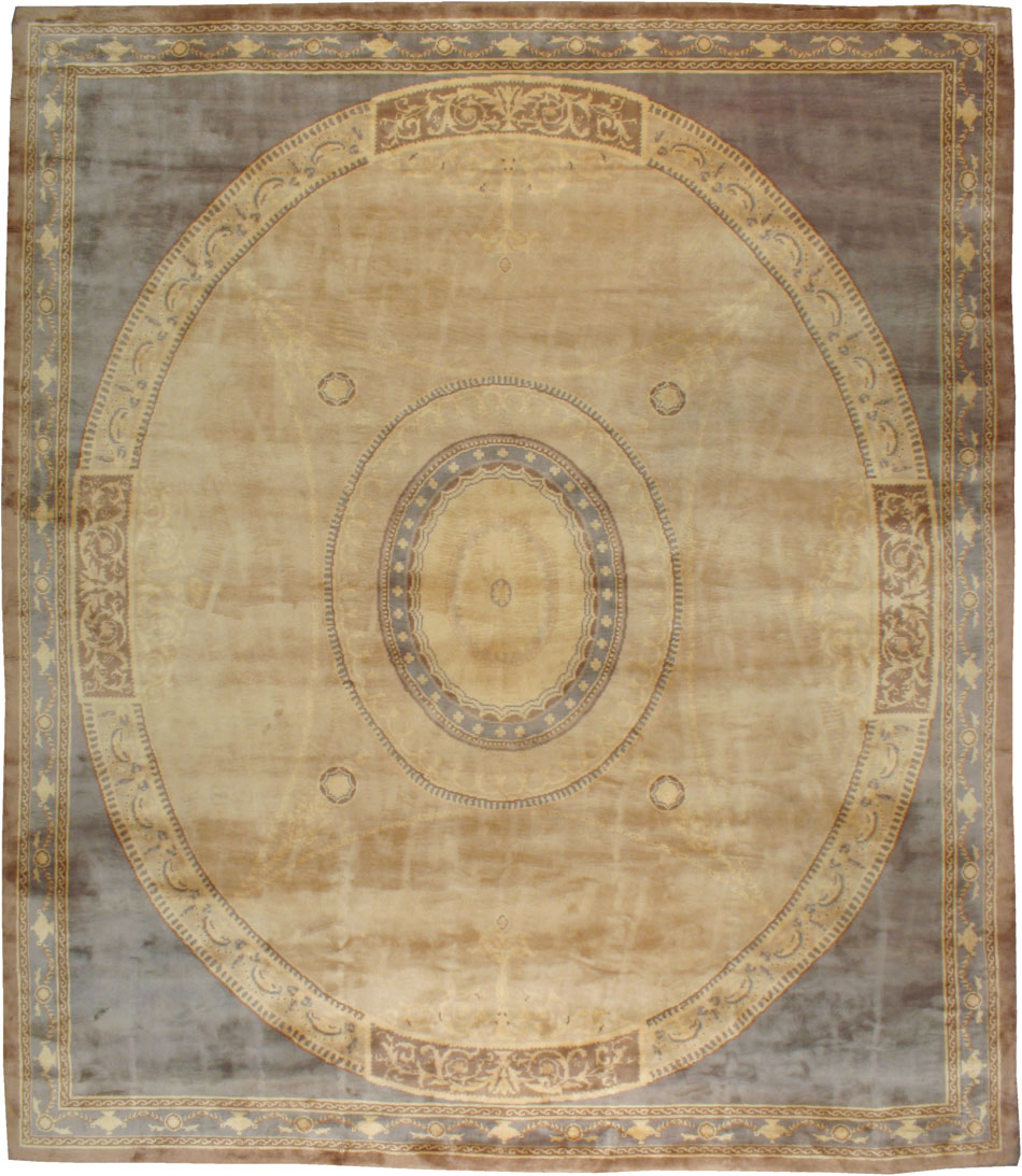 Antique European Savonnerie Carpet, No.10832 - Gsblank