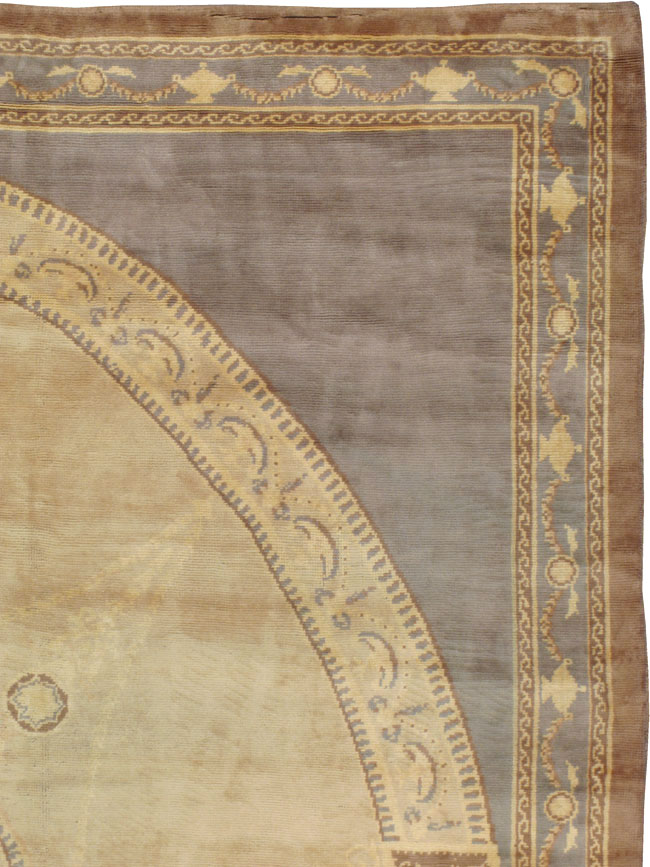 Antique European Savonnerie Carpet, No.10832 - Gsblank