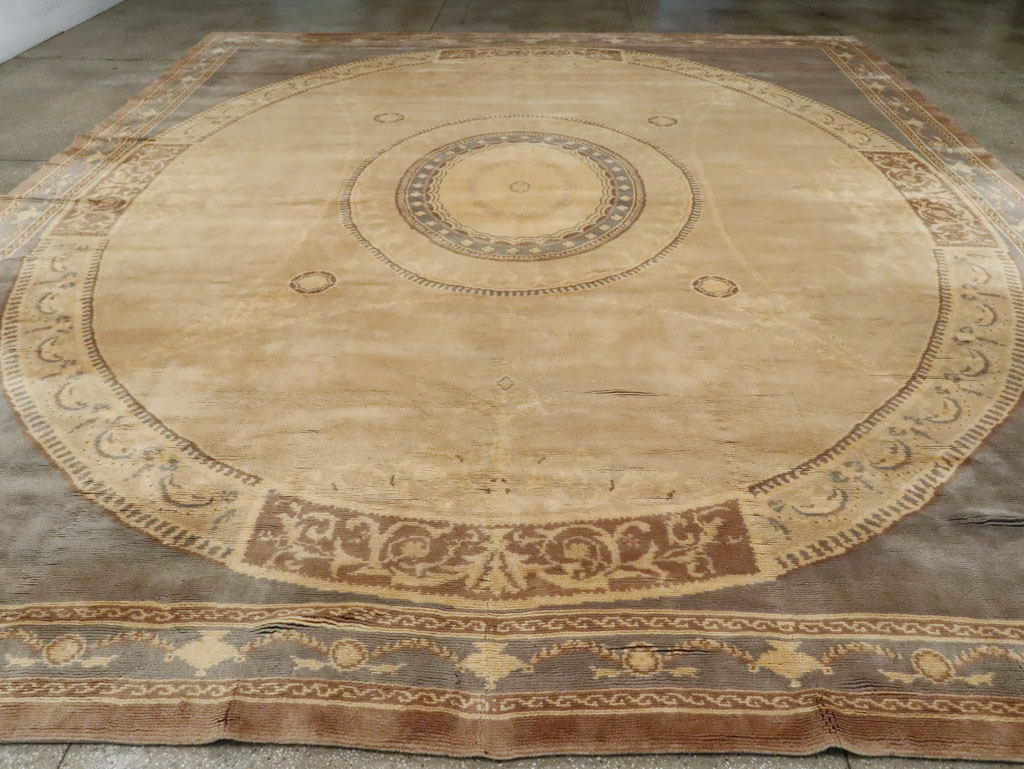 Antique European Savonnerie Carpet, No.10832 - Gsblank