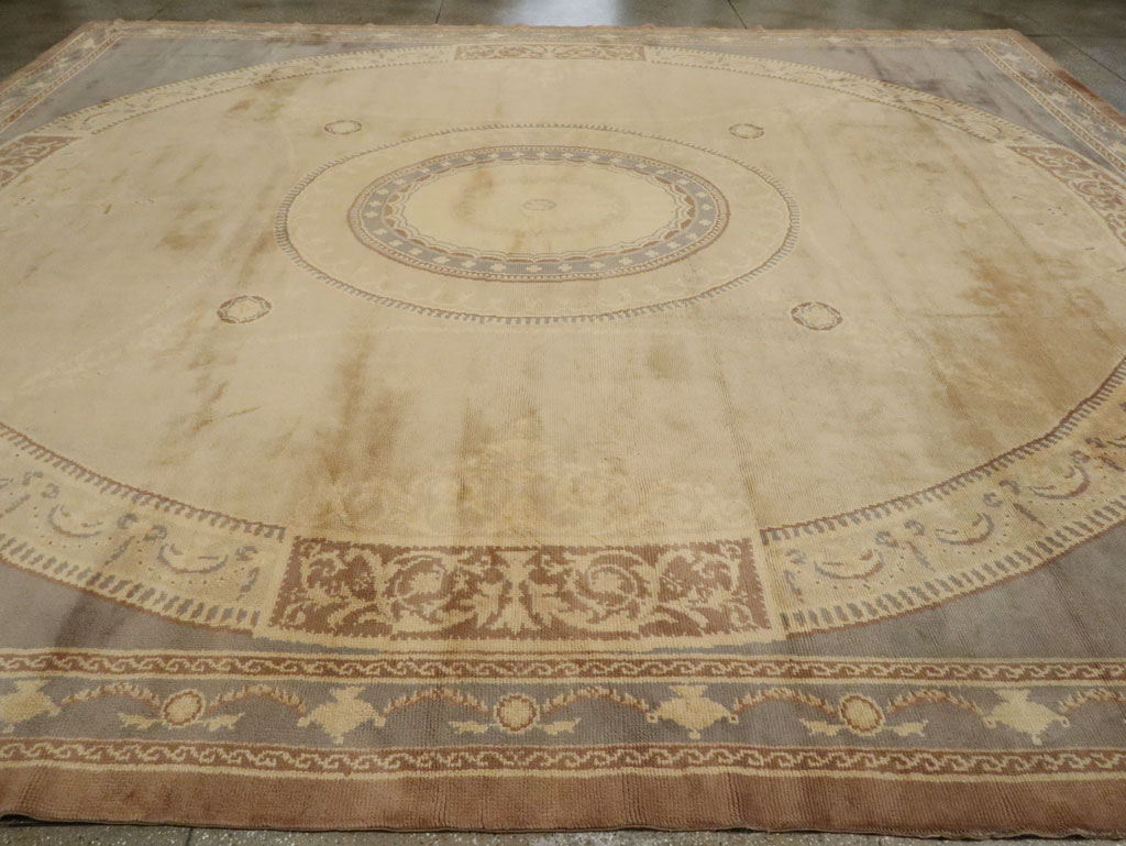 Antique European Savonnerie Carpet, No.10832 - Gsblank