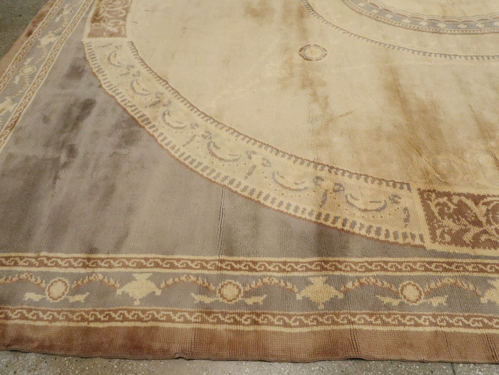 Antique European Savonnerie Carpet, No.10832 - Gsblank