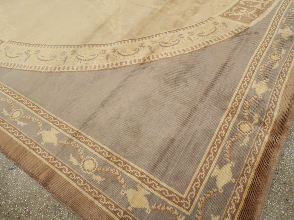 Antique European Savonnerie Carpet, No.10832 - Gsblank