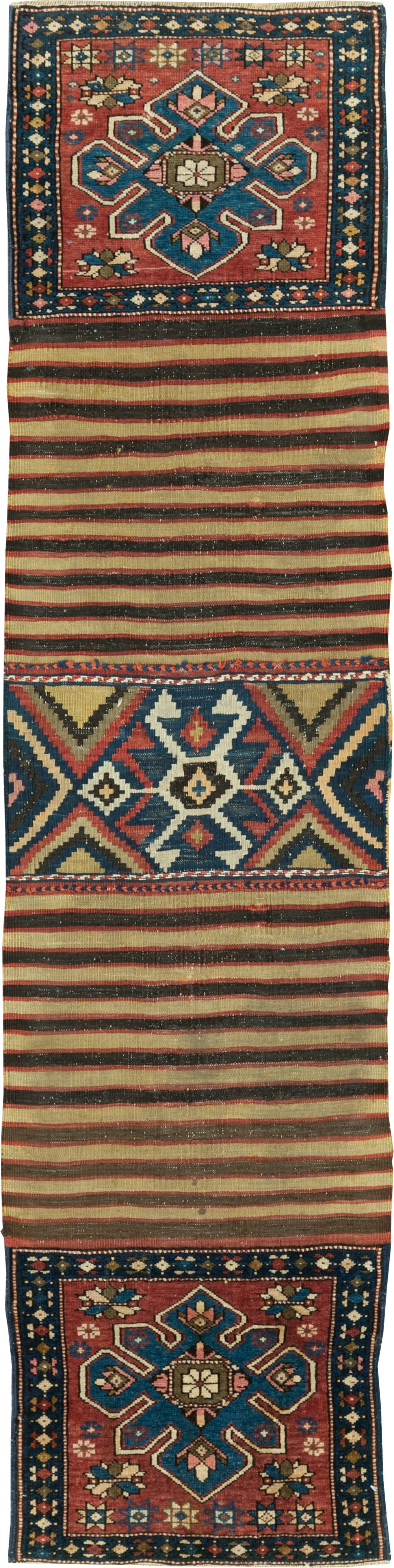 Antique Northwest Persian Bag Face Runner, No.10890 - Gsblank