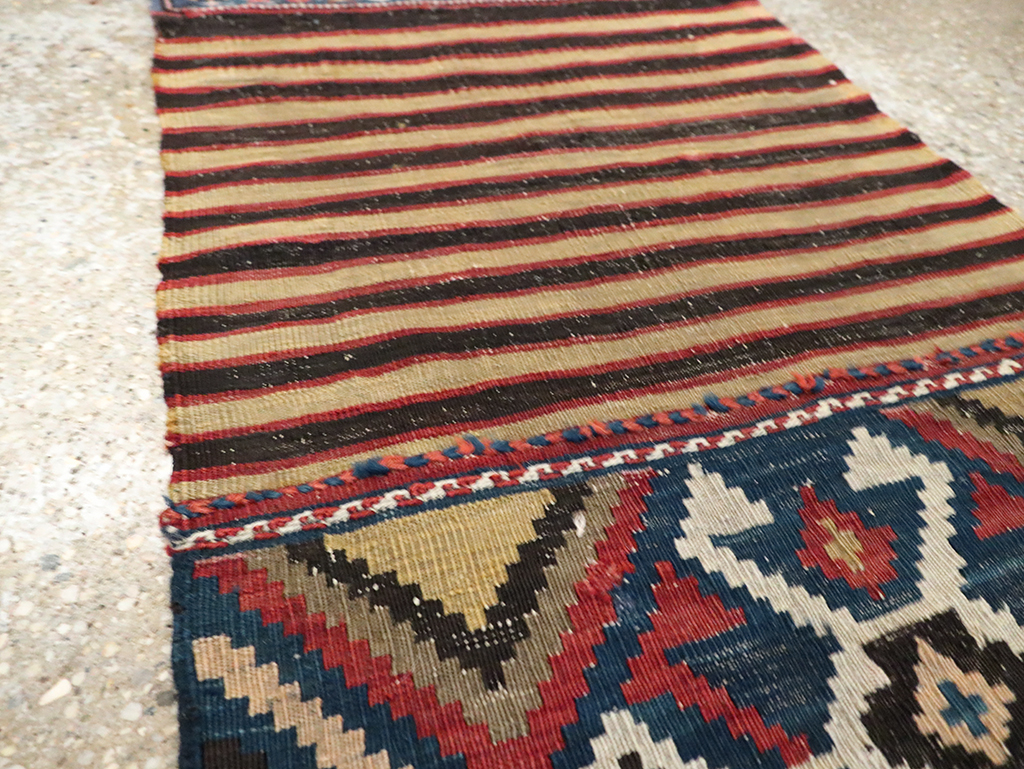 Antique Northwest Persian Bag Face Runner, No.10890 - Gsblank