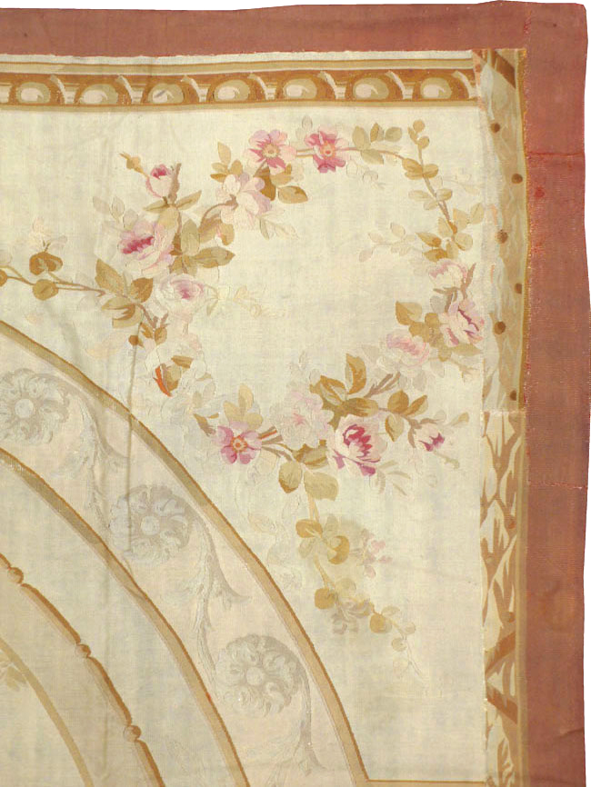 Antique French Aubusson Carpet, No.10892 - Gsblank