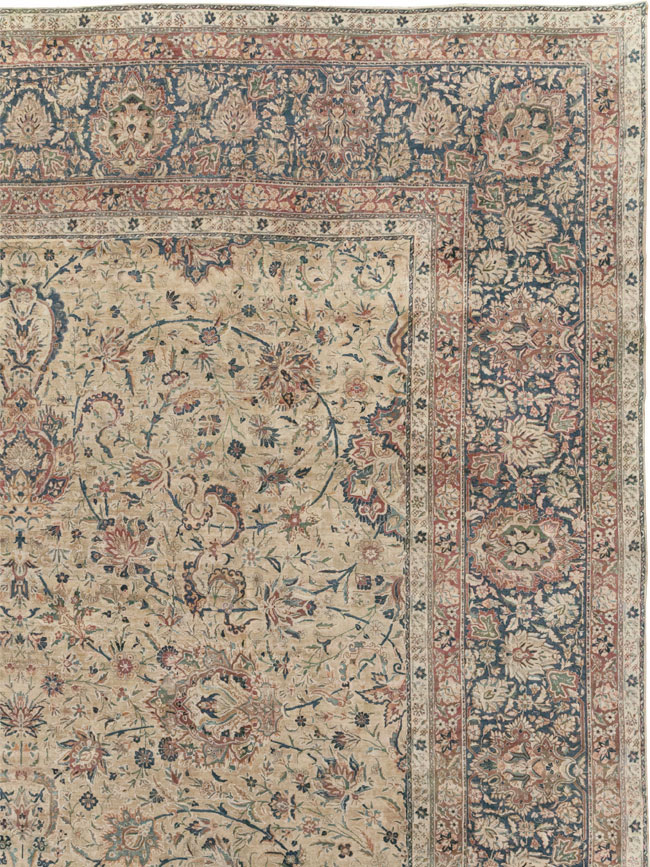 Antique Persian Lavar Kerman Oversize Carpet, No.11001 - Gsblank