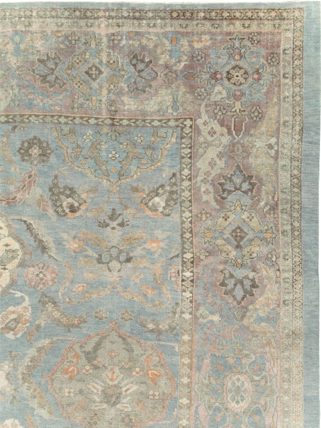 Antique Persian Sultanabad Square Room Size Carpet, No.11018 - Gsblank