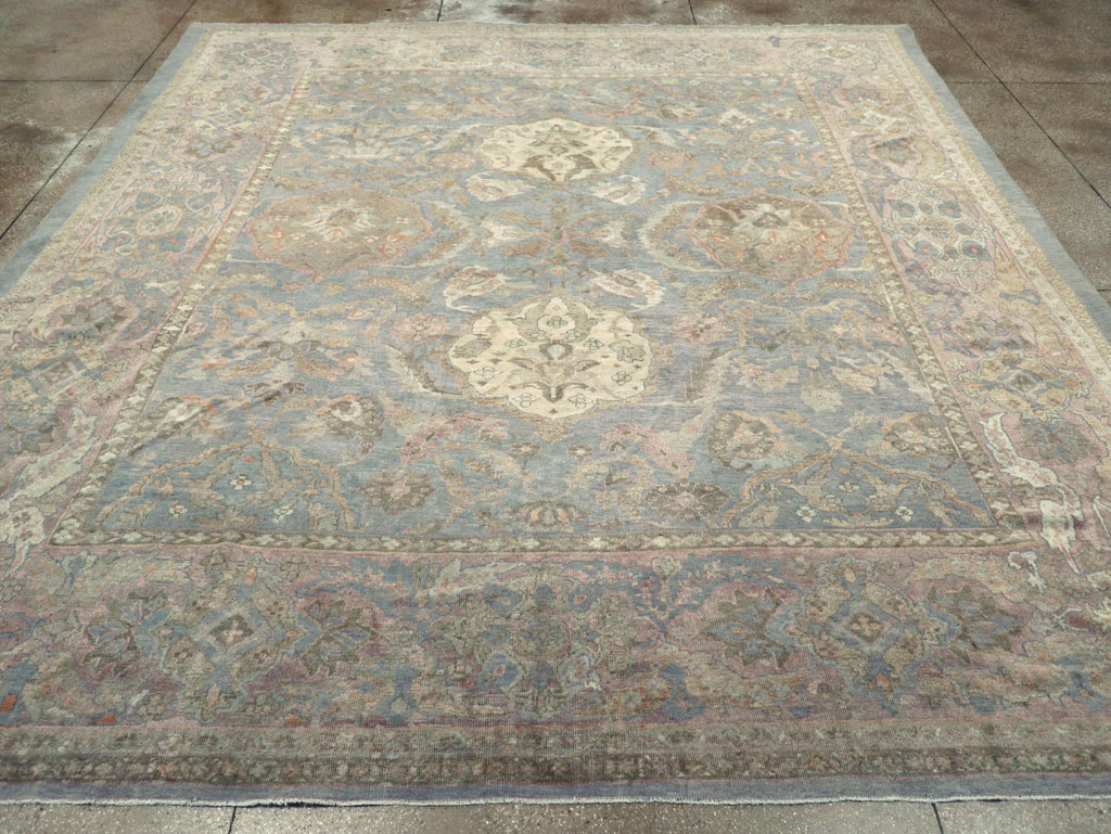 Antique Persian Sultanabad Square Room Size Carpet, No.11018 - Gsblank