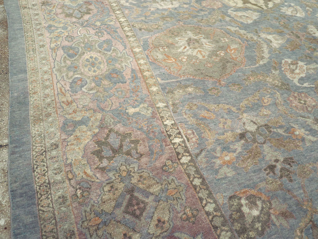 Antique Persian Sultanabad Square Room Size Carpet, No.11018 - Gsblank