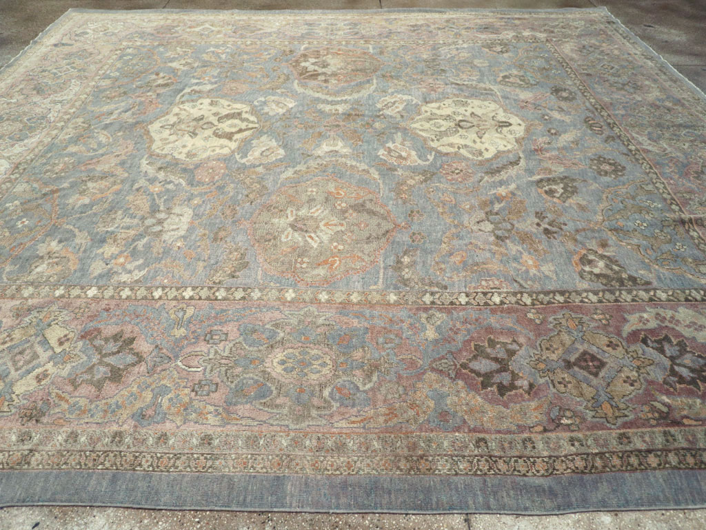 Antique Persian Sultanabad Square Room Size Carpet, No.11018 - Gsblank
