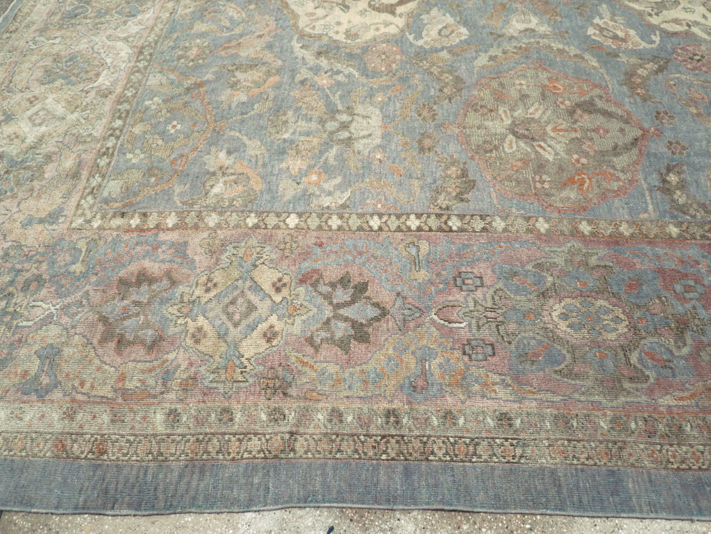Antique Persian Sultanabad Square Room Size Carpet, No.11018 - Gsblank