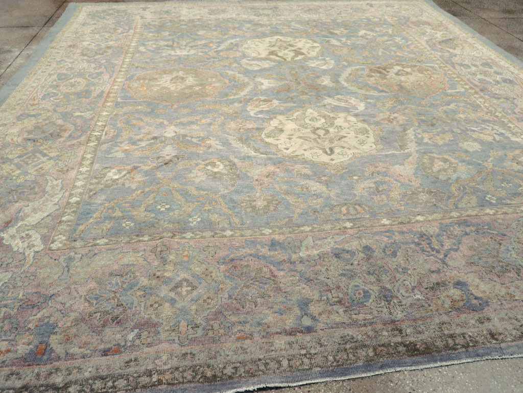 Antique Persian Sultanabad Square Room Size Carpet, No.11018 - Gsblank