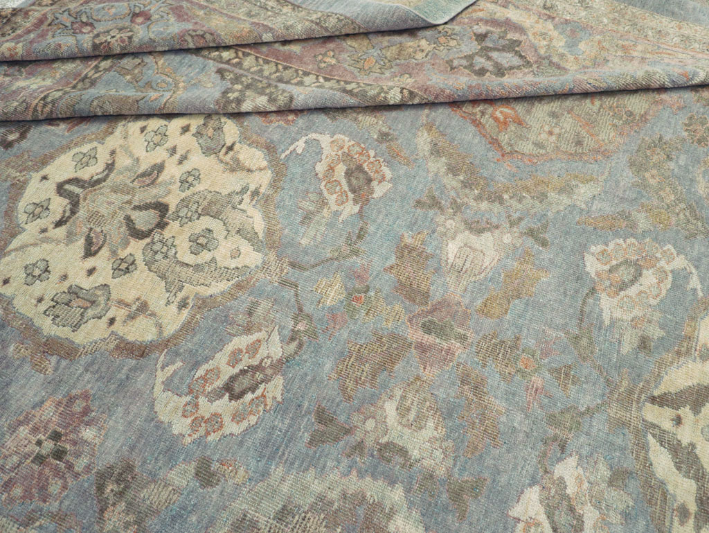 Antique Persian Sultanabad Square Room Size Carpet, No.11018 - Gsblank