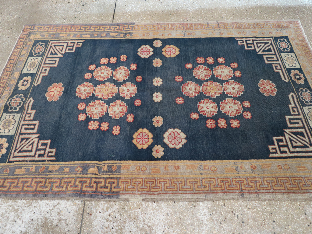 Antique East Turkestan Khotan Rug, No.11019 - Gsblank