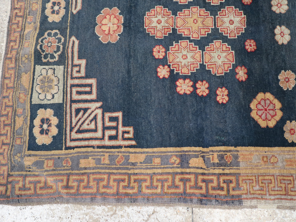Antique East Turkestan Khotan Rug, No.11019 - Gsblank