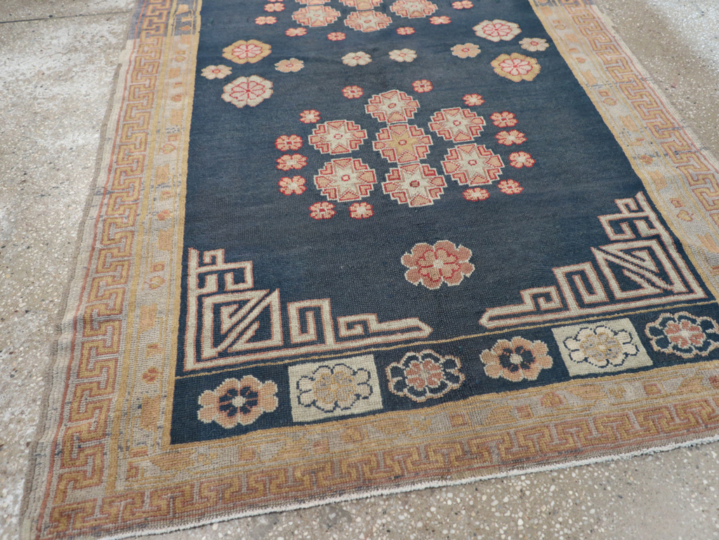 Antique East Turkestan Khotan Rug, No.11019 - Gsblank