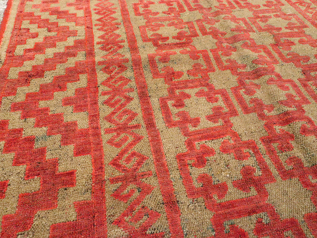 Vintage East Turkestan Kirghiz Gallery Carpet, No.11038 - Gsblank
