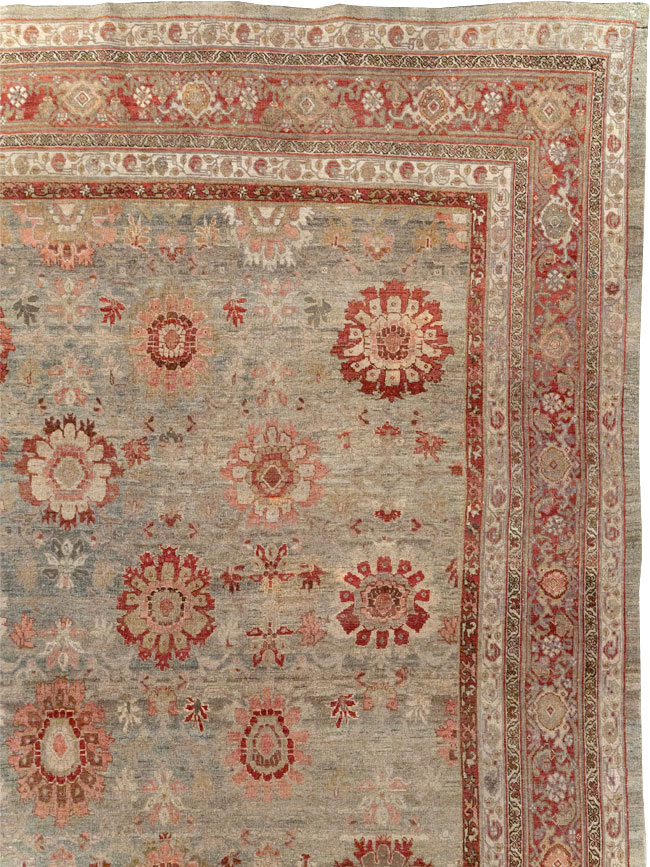 Antique Persian Bidjar Oversize Carpet, No.11081 - Gsblank