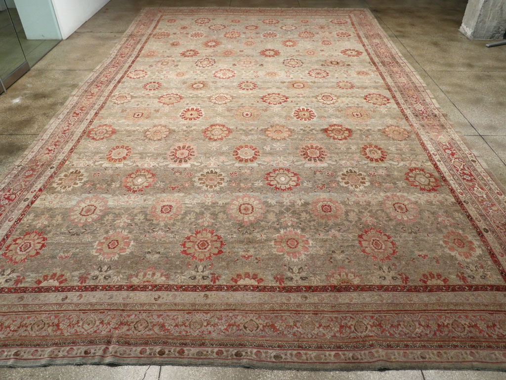 Antique Persian Bidjar Oversize Carpet, No.11081 - Gsblank