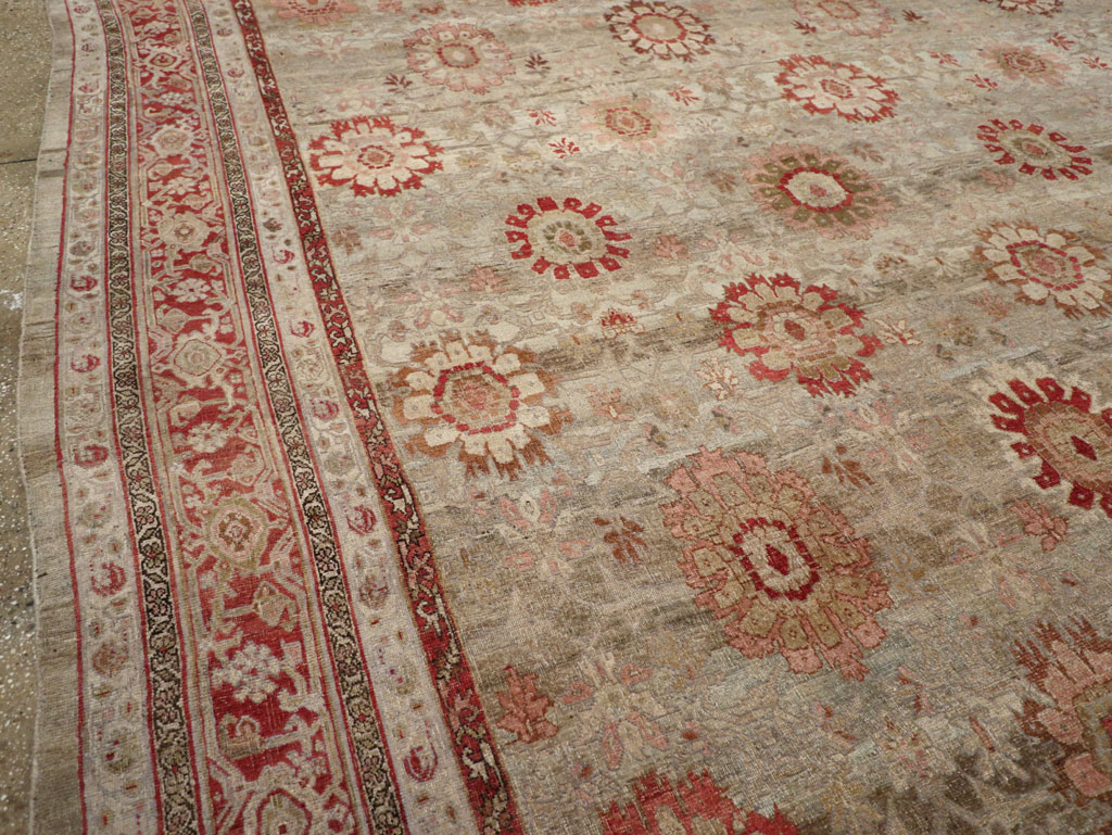 Antique Persian Bidjar Oversize Carpet, No.11081 - Gsblank