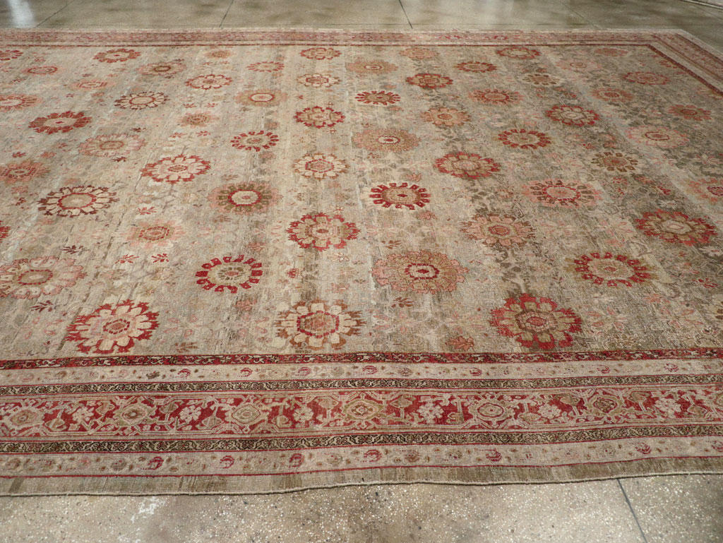 Antique Persian Bidjar Oversize Carpet, No.11081 - Gsblank