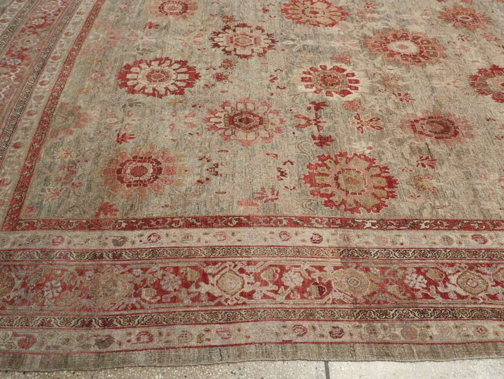 Antique Persian Bidjar Oversize Carpet, No.11081 - Gsblank