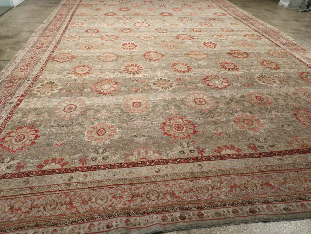 Antique Persian Bidjar Oversize Carpet, No.11081 - Gsblank