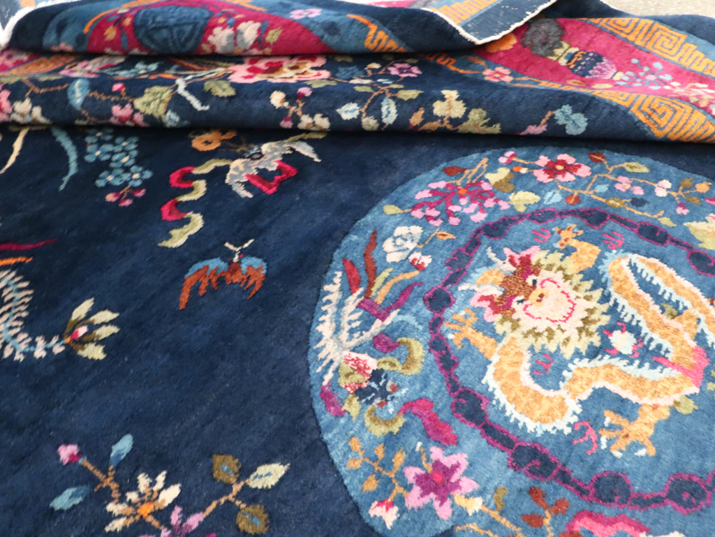 Vintage Chinese Art Deco Room Size Carpet, No.11122 - Gsblank