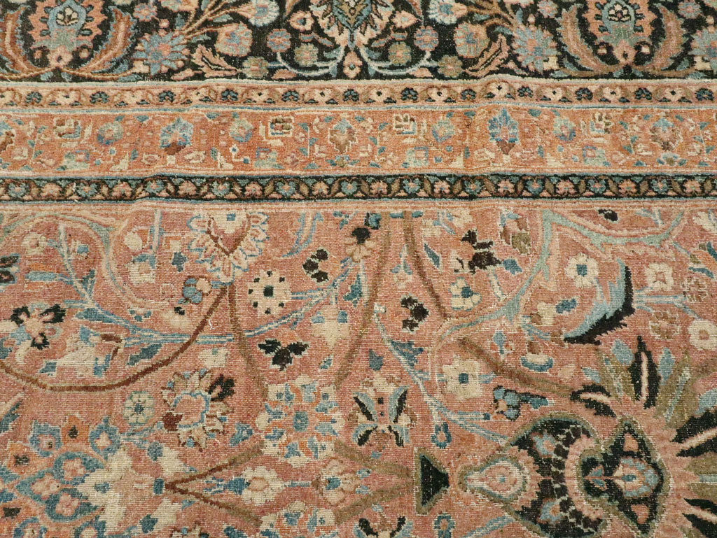 Antique Persian Dorokhsh Carpet, No.11179 - Gsblank