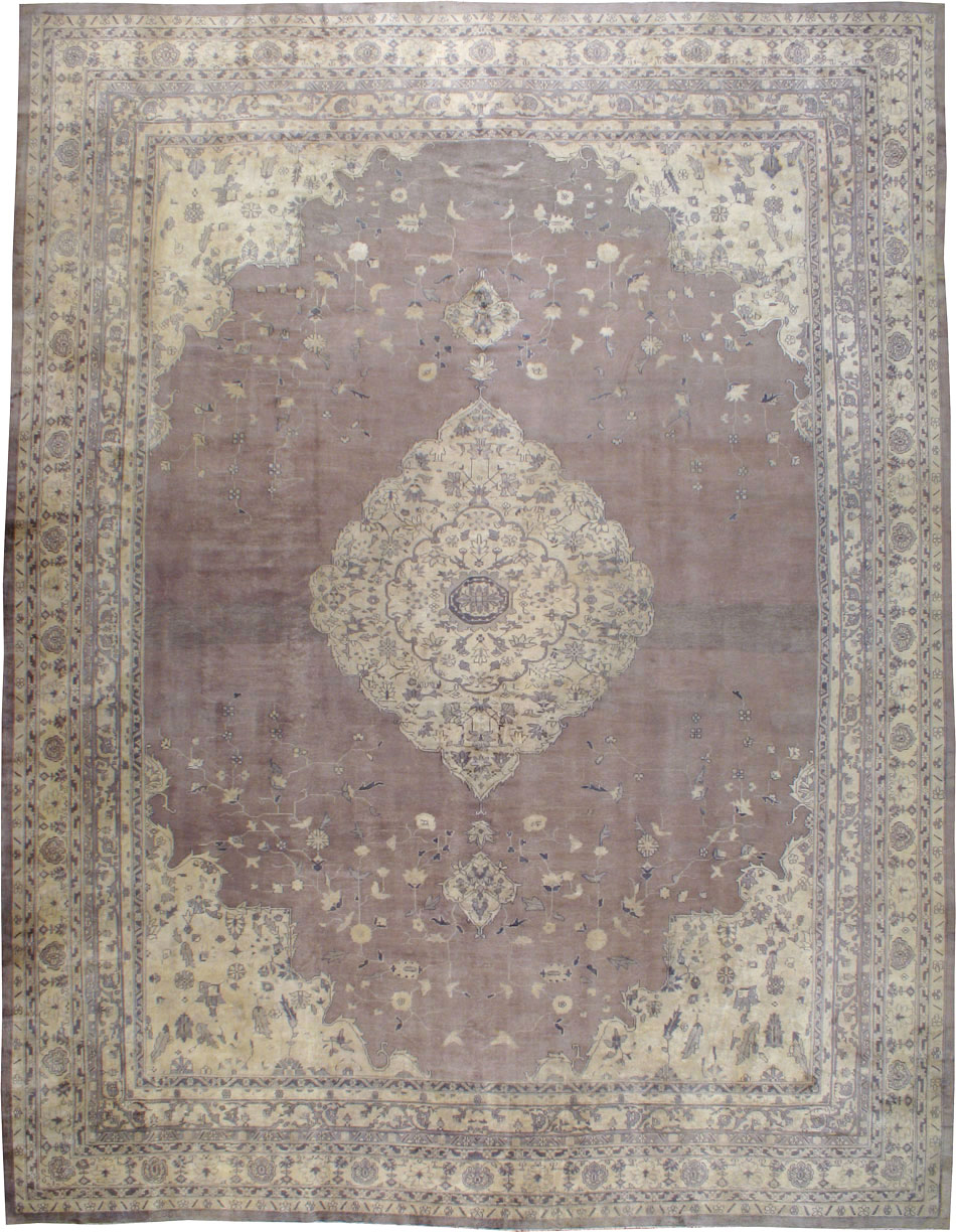 Antique Turkish Oushak Carpet, No.11211 - Gsblank