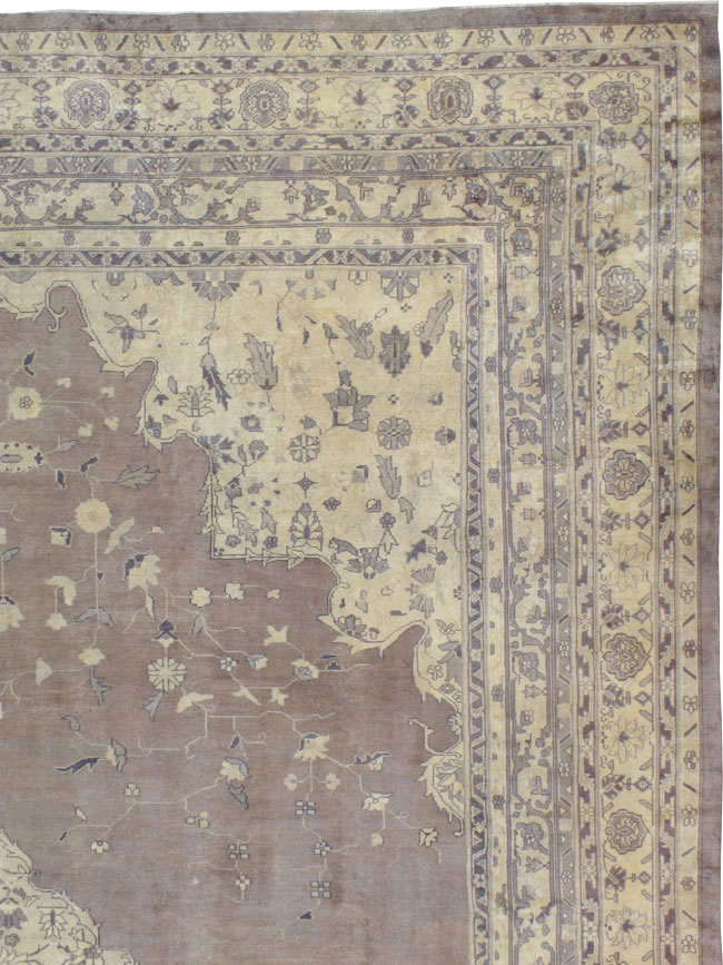 Antique Turkish Oushak Carpet, No.11211 - Gsblank