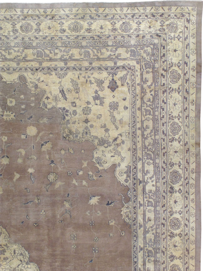 Antique Turkish Oushak Carpet, No.11211 - Gsblank