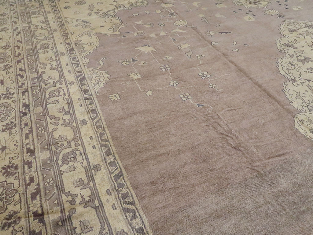 Antique Turkish Oushak Carpet, No.11211 - Gsblank