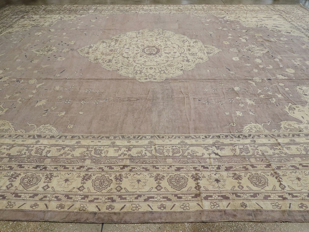 Antique Turkish Oushak Carpet, No.11211 - Gsblank