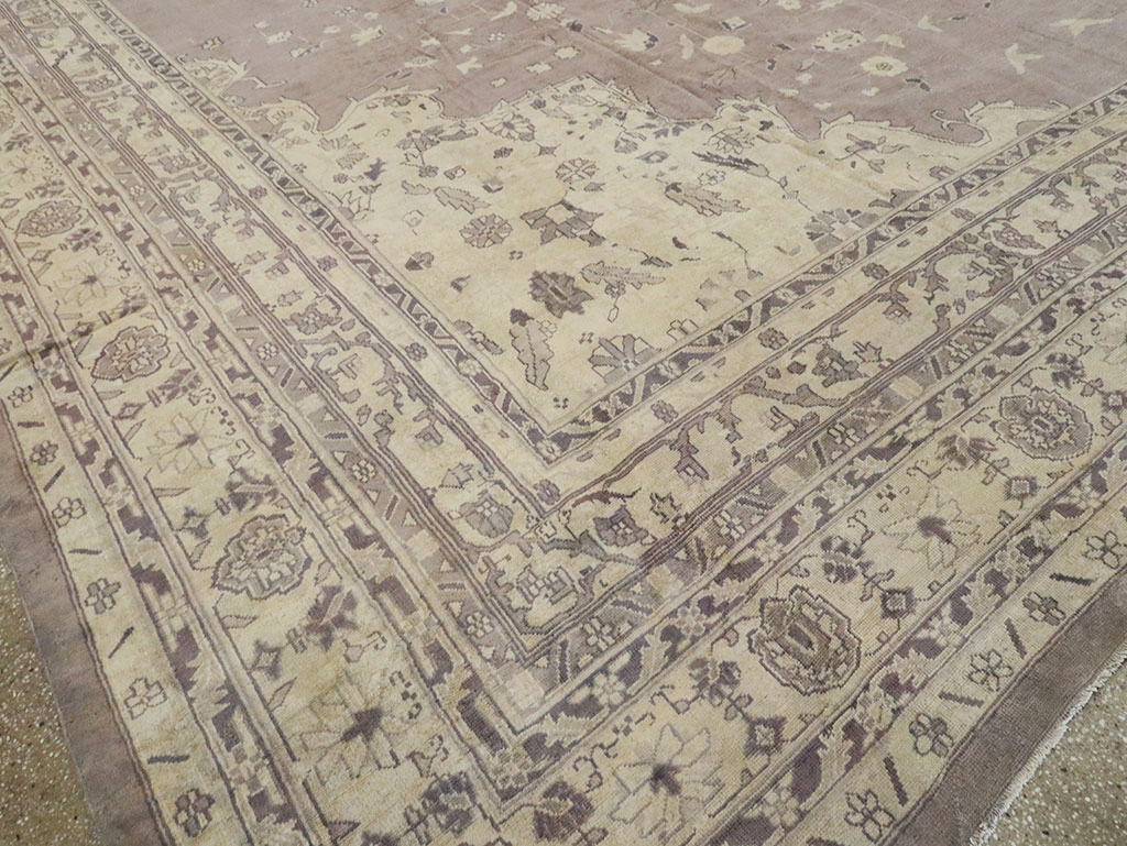 Antique Turkish Oushak Carpet, No.11211 - Gsblank