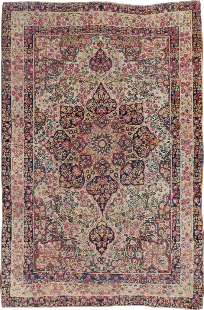 Antique Persian Lavar Kerman Rug, No.11251 - Gsblank