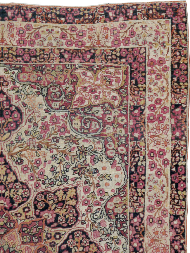 Antique Persian Lavar Kerman Rug, No.11251 - Gsblank