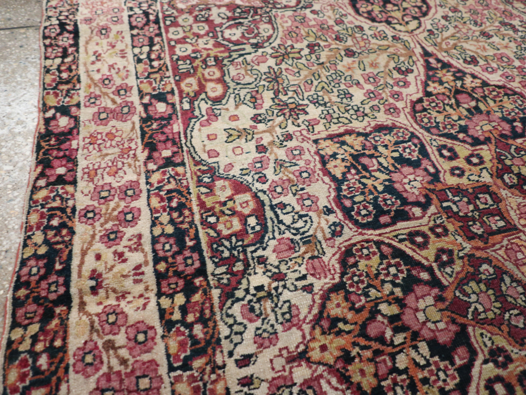 Antique Persian Lavar Kerman Rug, No.11251 - Gsblank