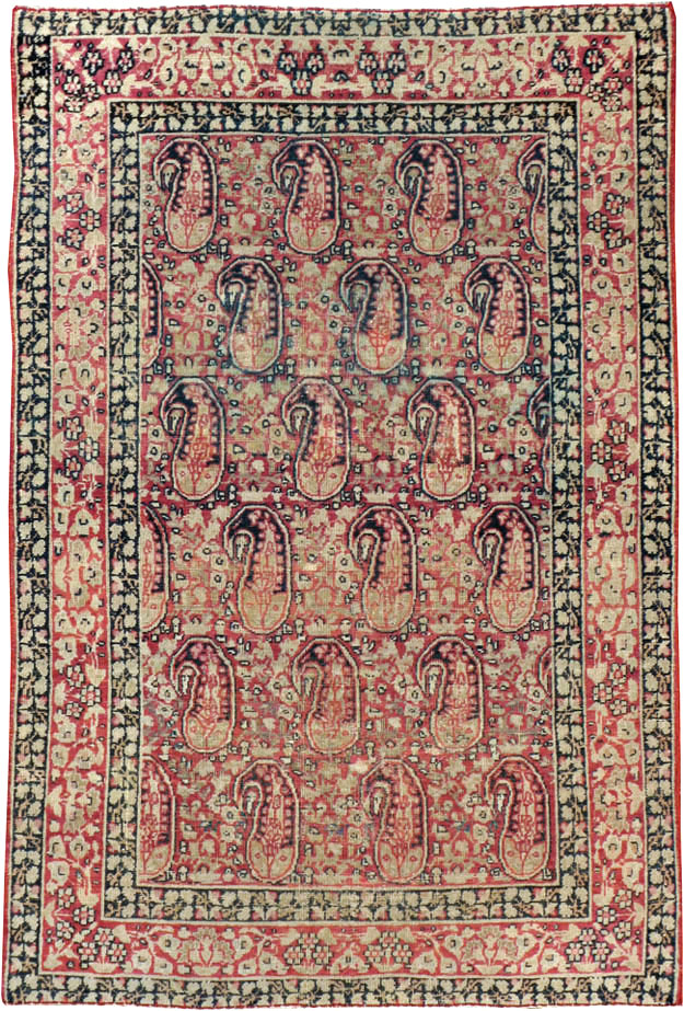 Antique Persian Lavar Kerman Rug, No.11253 - Gsblank
